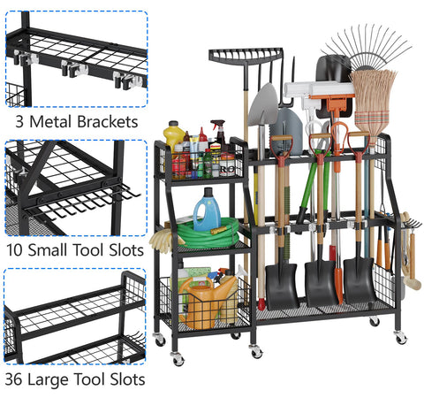 Keomaisyto reinforced front clasps secure large tools during storage