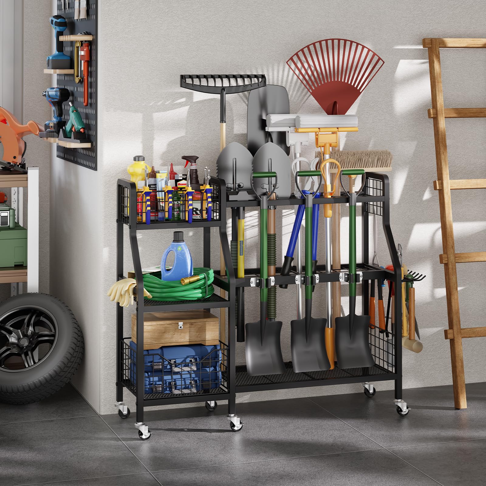 Keomaisyto ideal for garages, sheds, and uneven surfaces