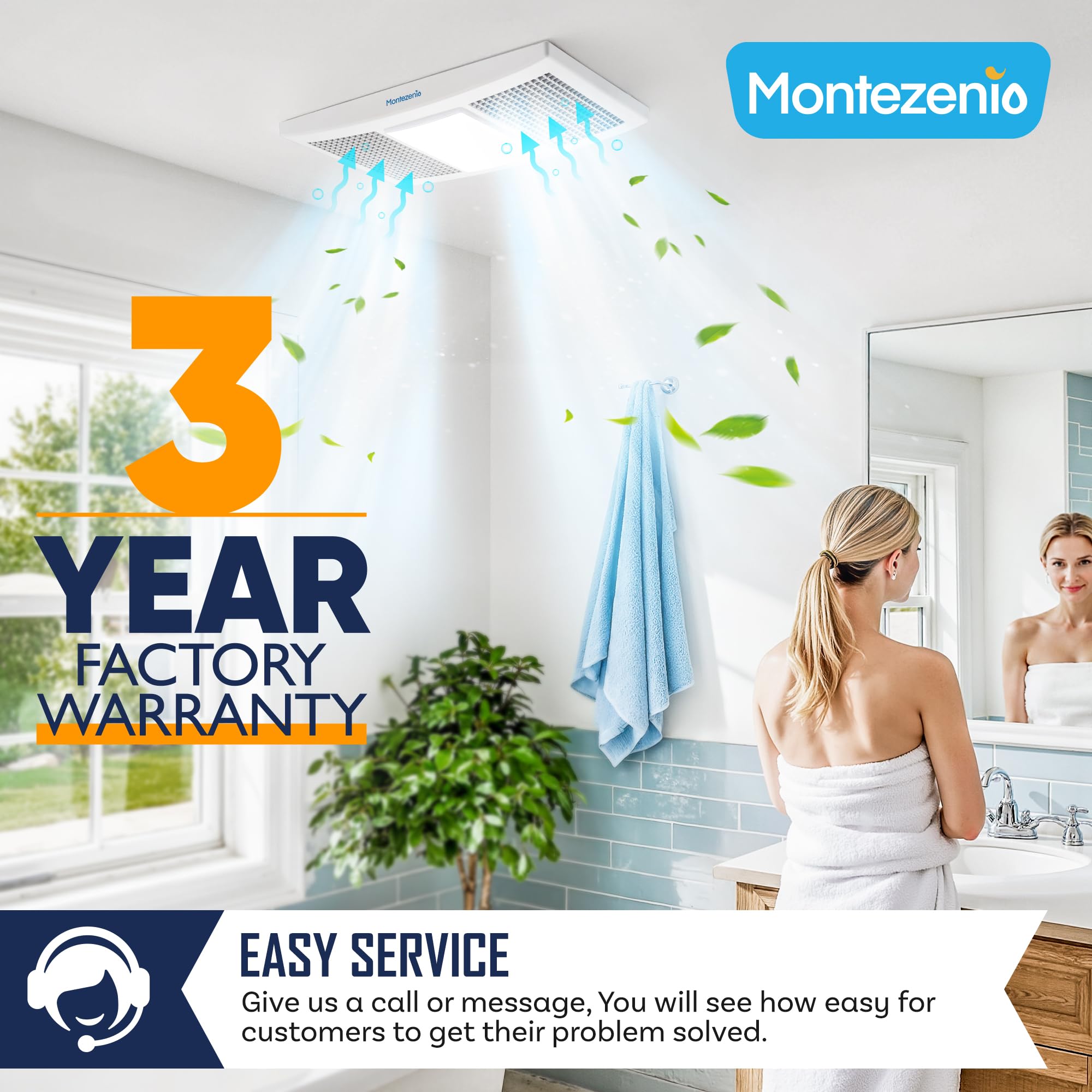 Keloslpy durable metal housing resists moisture in humid bathrooms