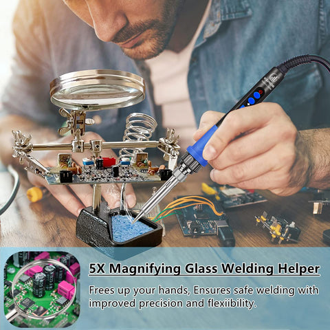 KEPIOG 5-piece soldering tips set for versatile joint types.
