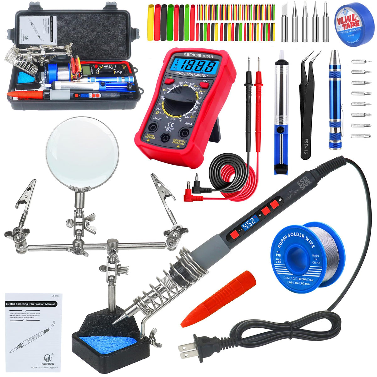 KEPIOG soldering iron kit assembly enabling precise electronics work