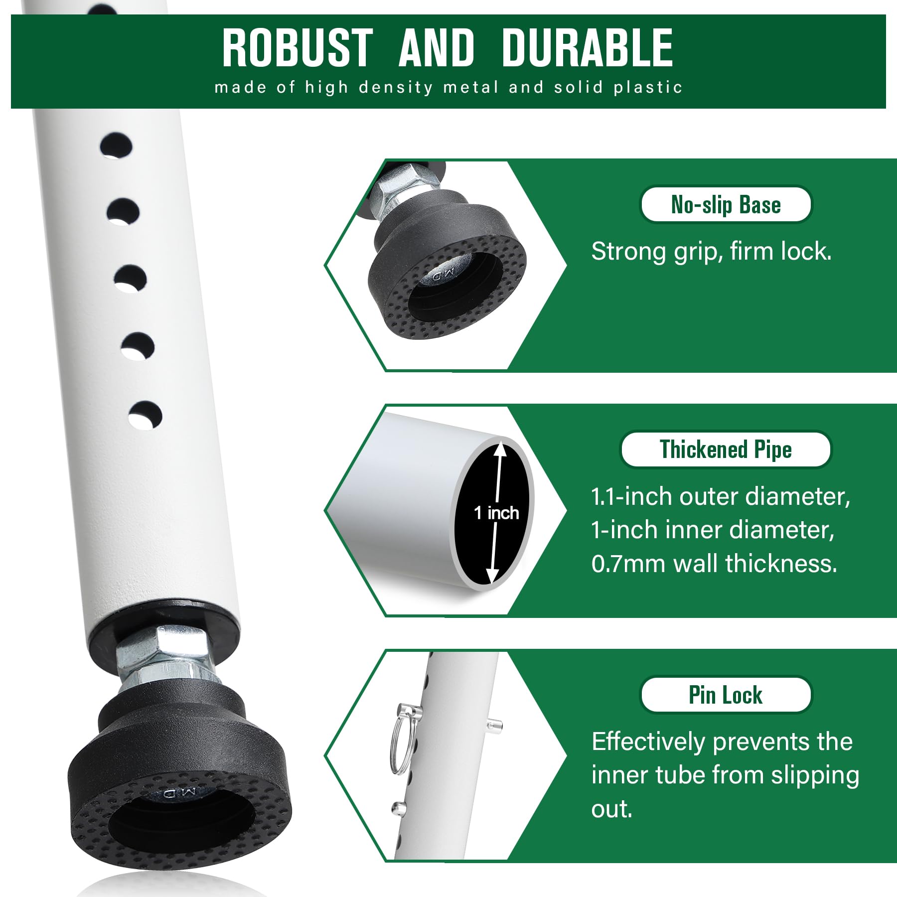 Keplrend adjustable bar extended to fit wide openings for added peace of mind.