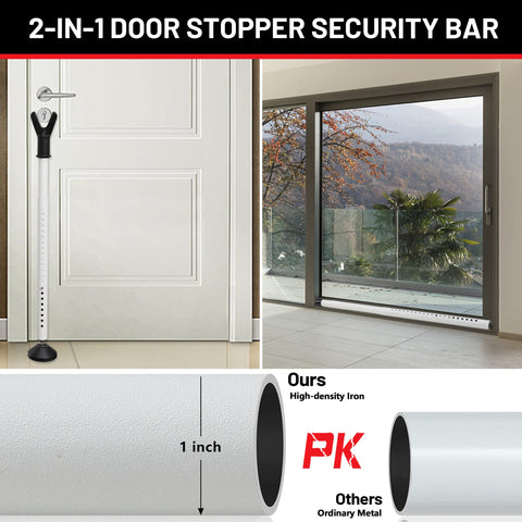 Keplrend door stoppers with floor pad protecting the surface during use.