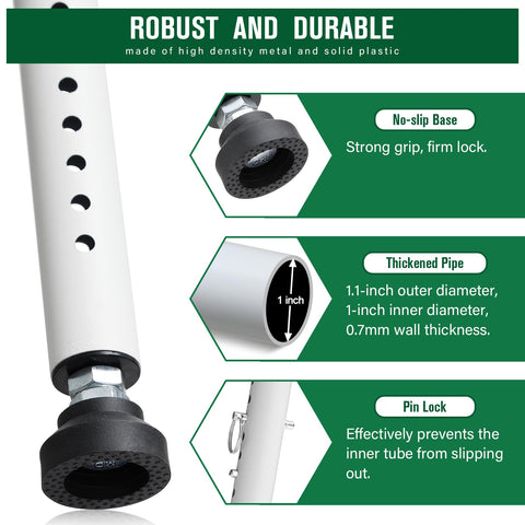 Keplrend heavy-duty steel build withstands daily use for reliable protection.