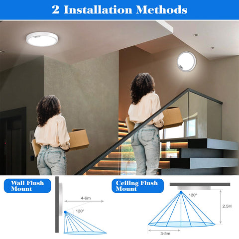 KEPLUG hardwired ceiling light installation shown for simple setup.