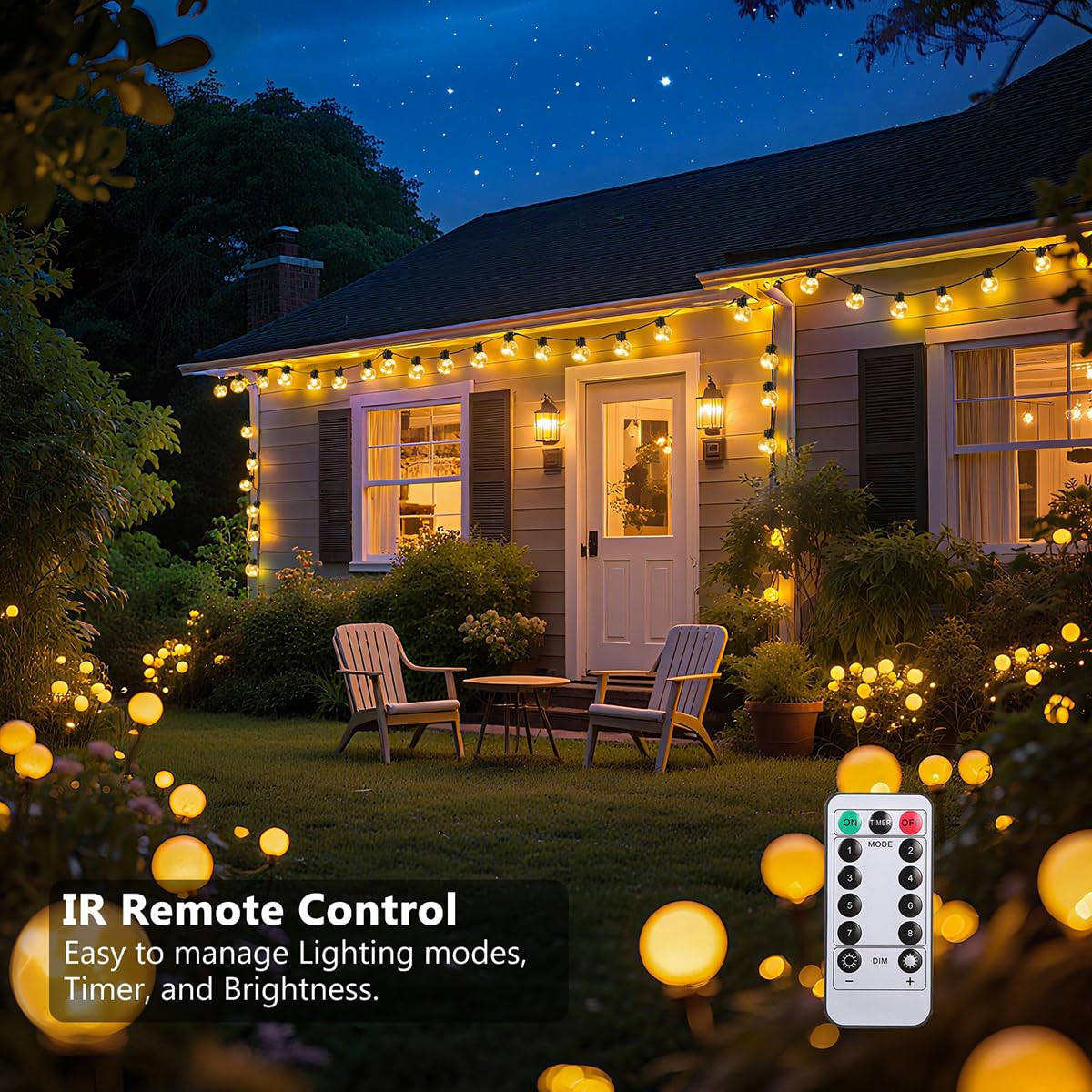 KepStars dimmable modes tailor ambience for events and dinners.