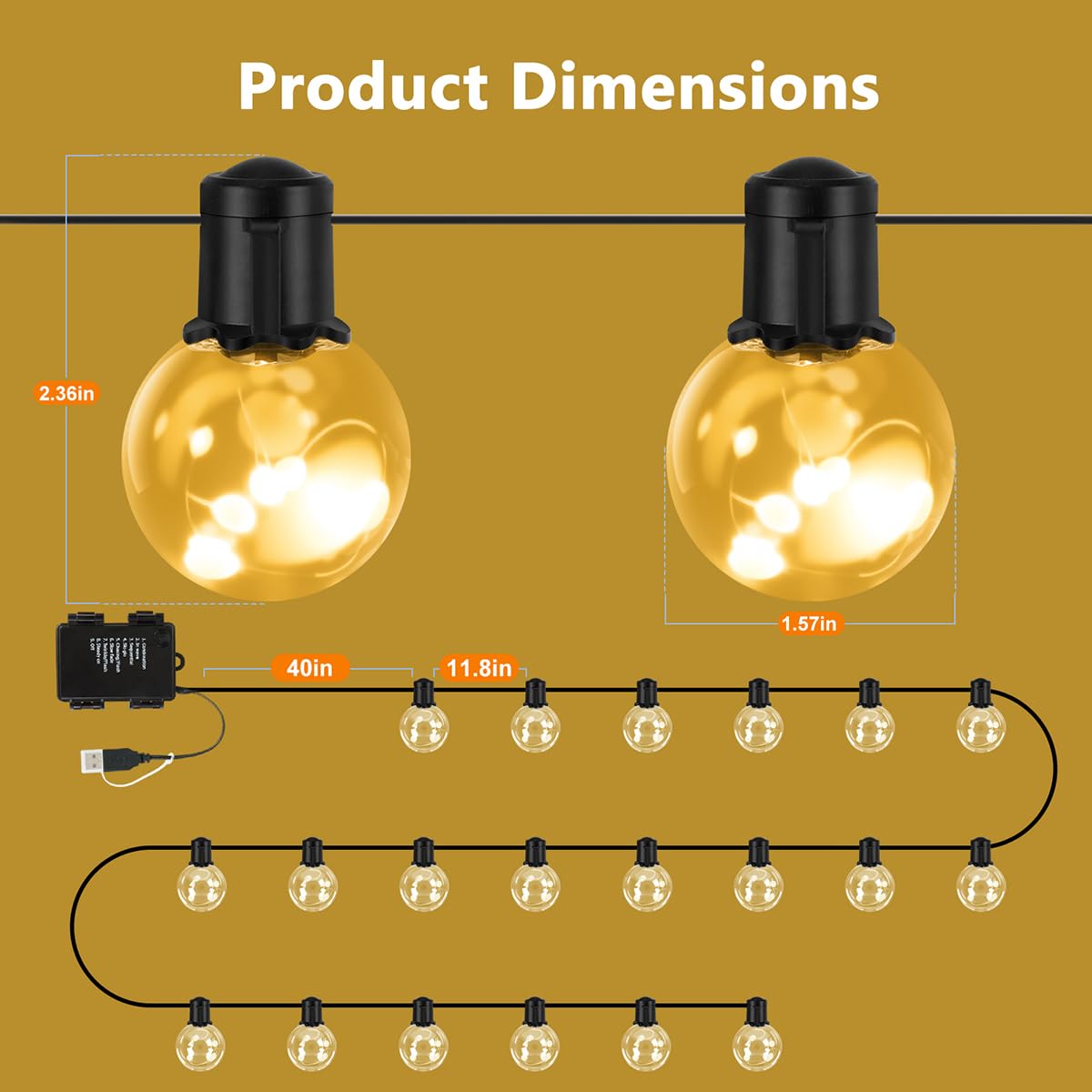 KepStars dual power supply supports batteries or USB for flexible placement.