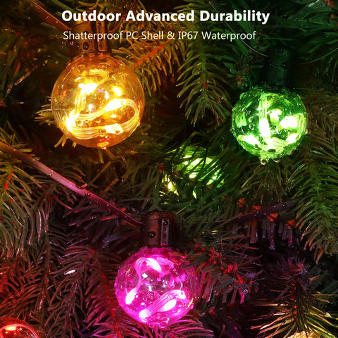 KepStars IP65 waterproof globe bulbs ensure durable outdoor use in varying weather.