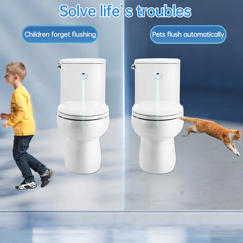 KERDE touchless flush kit suited for home and commercial bathrooms