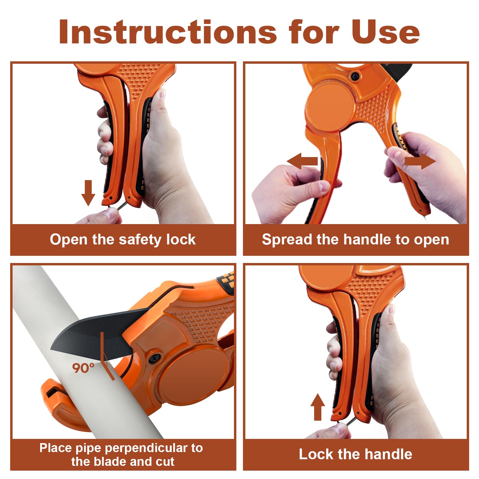 Kerry 3CR13 stainless steel blade resists wear for repeated cuts.