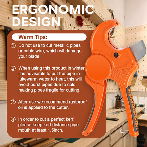 Kerry thin-pipe cutting requires gentle rotation to prevent cracking.