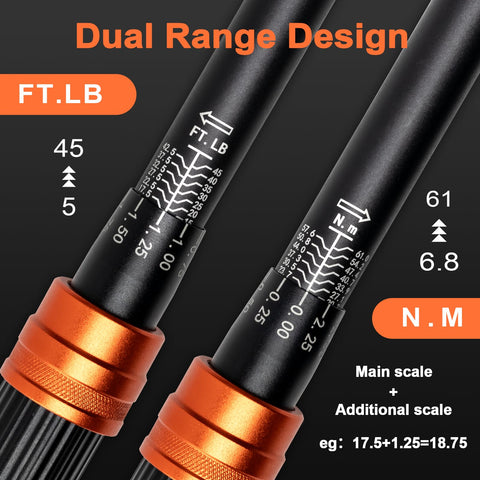 Kerry torque wrench 72-tooth head enables fast direction changes