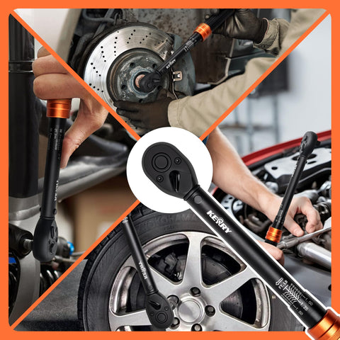 Kerry torque wrench quick-release socket simplifies socket changes