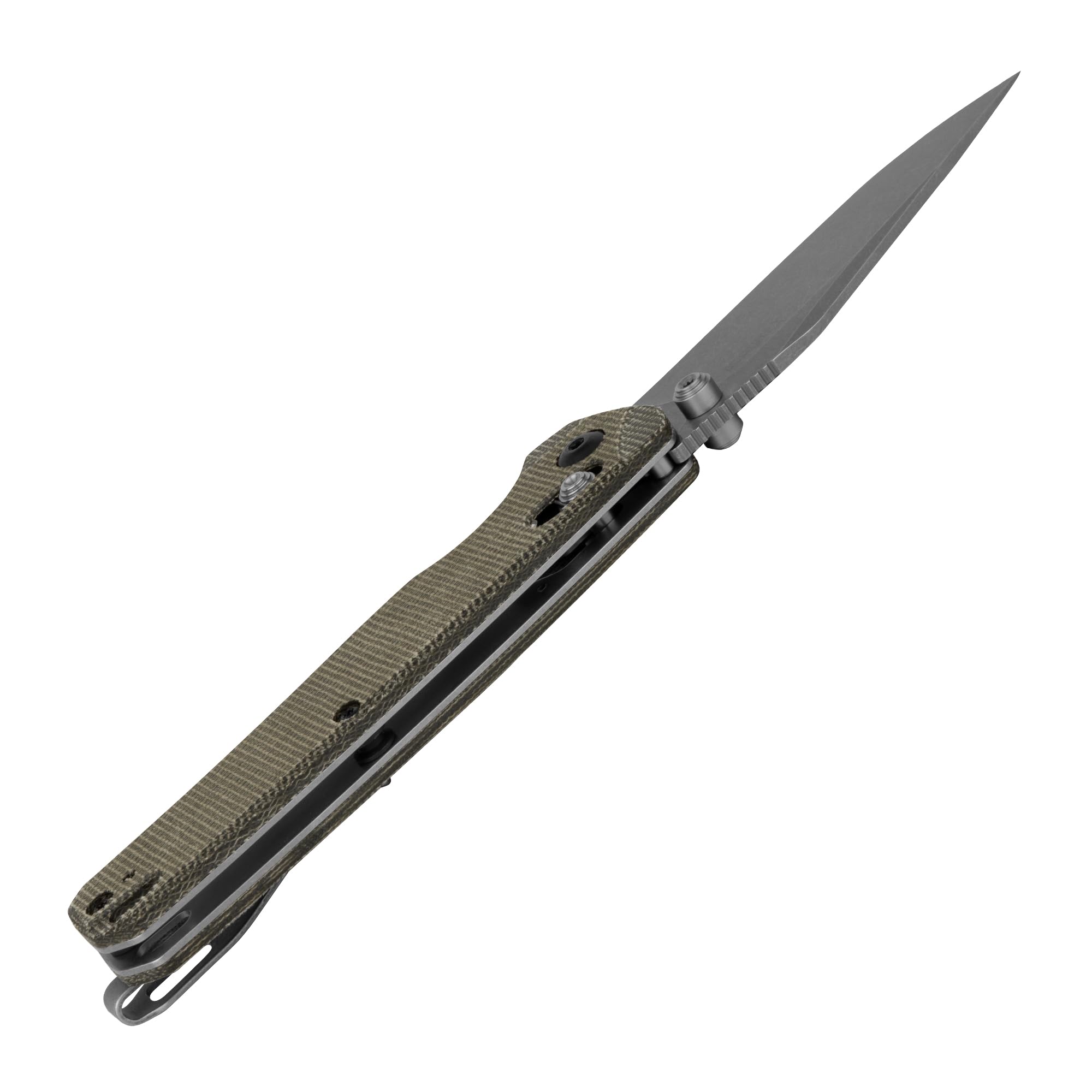 Kershaw Bel Air reversible pocketclip supports left or right-handed carry.