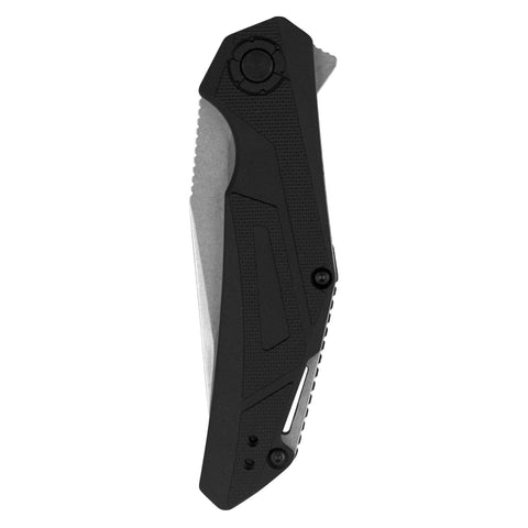 Kershaw Camshaft SpeedSafe opening enables one-handed blade access.