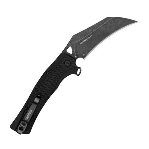 Kershaw Dawnstar BlackWash blade detail hides wear during everyday use