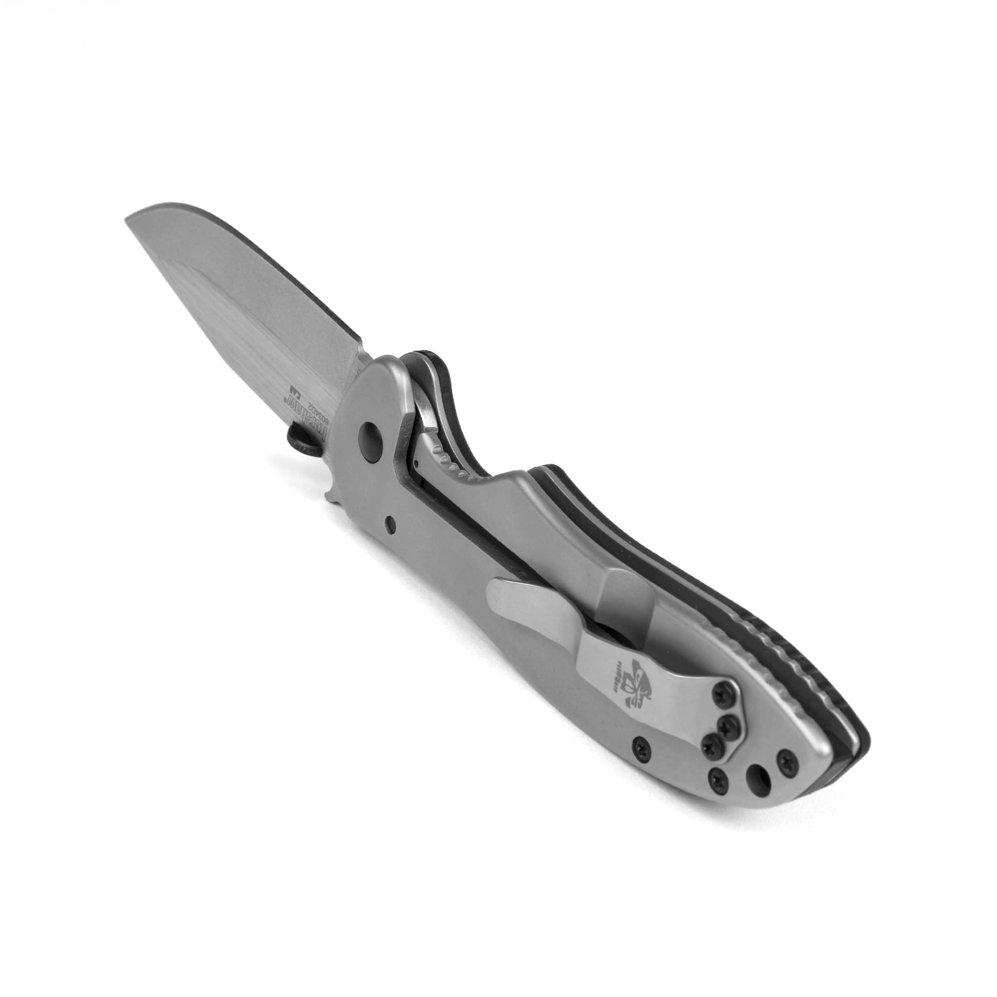 Opened length view of the Kershaw Emerson CQC-6K showing compact profile