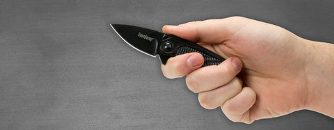 Kershaw Spoke Linerlock A/O with reversible pocketclip for left or right carry.