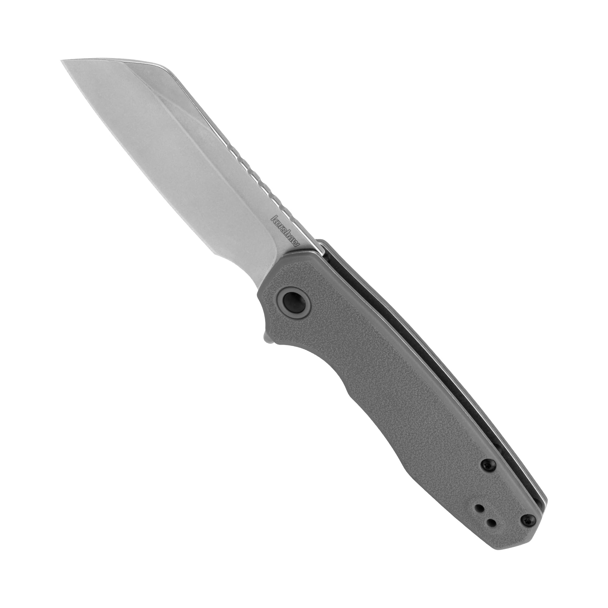 Kershaw Wharf liner lock engaged for secure blade during use