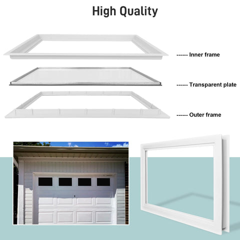 Kerty easy-install window inserts kit for DIY garage upgrades