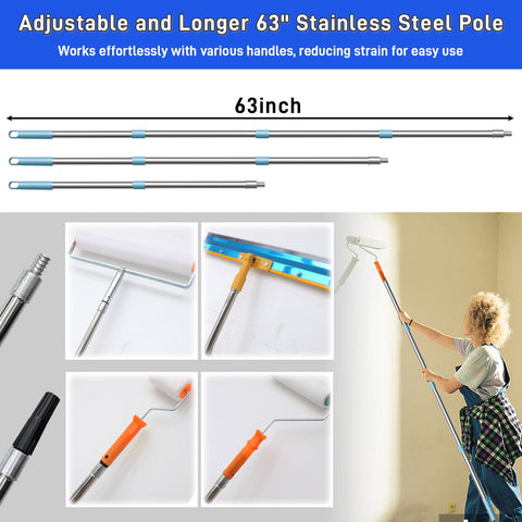 Kerty painter roller 9 inch ensures even epoxy or cement coating.