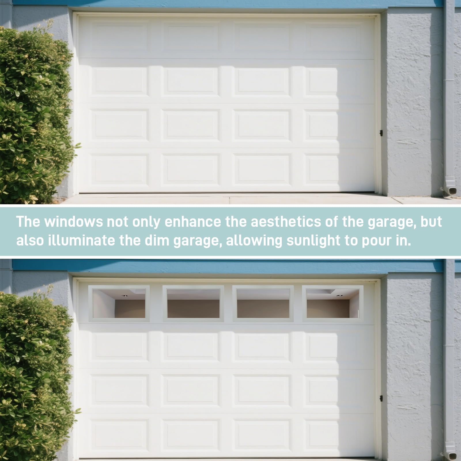 Kerty replacement vinyl frame window inserts fit most doors and simplify upgrades
