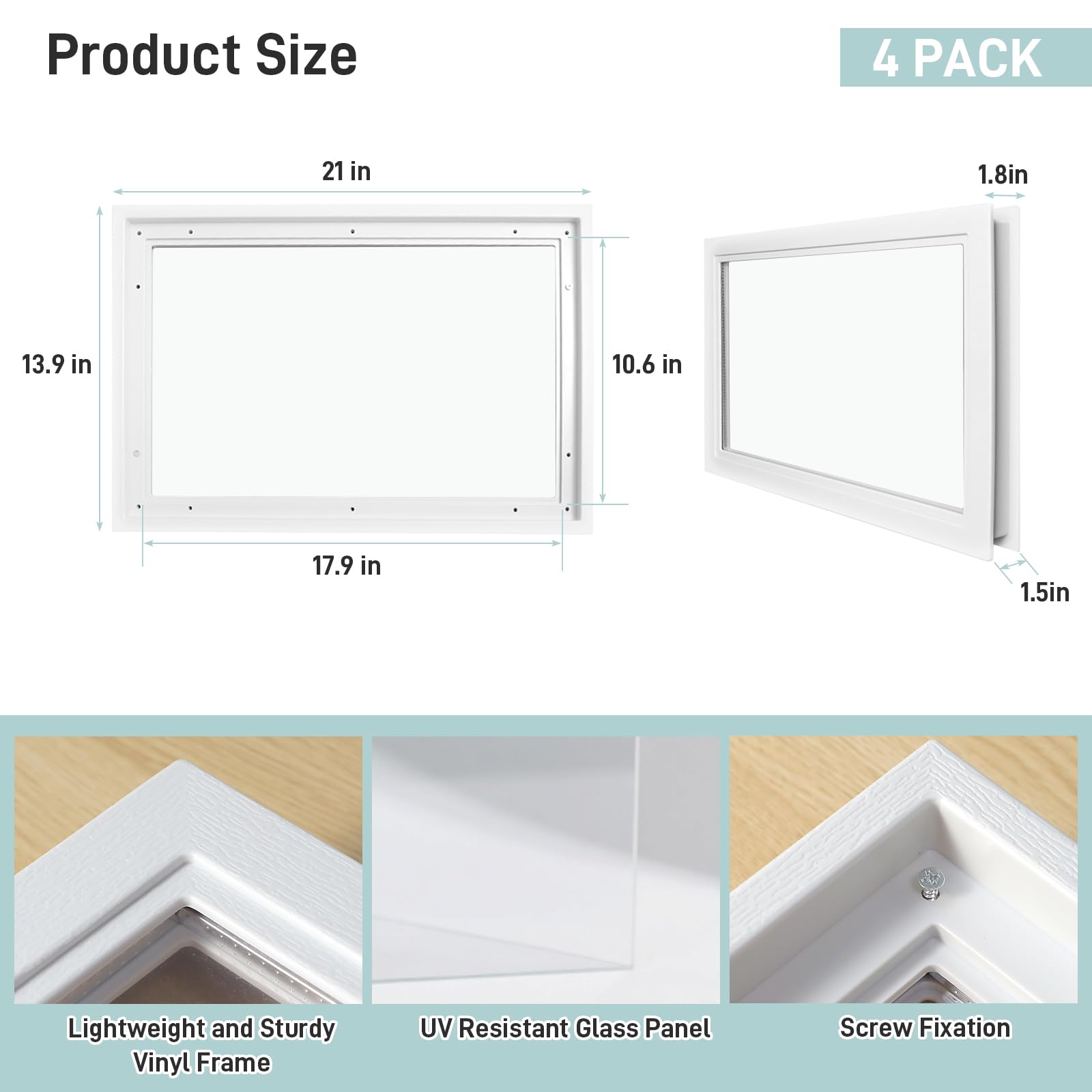 Kerty UV-resistant acrylic glass preserves clear visibility in sunlight
