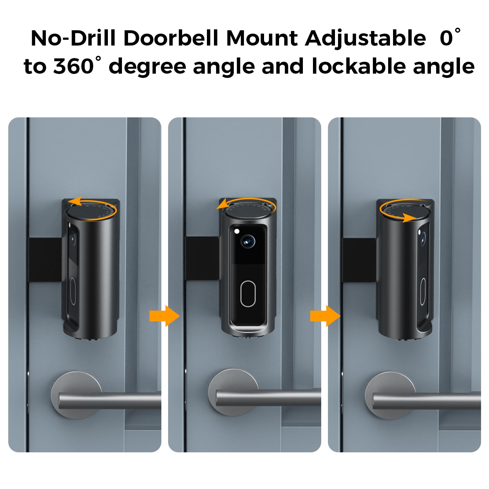 KERZEAT adhesive install option for quick drill-free mounting