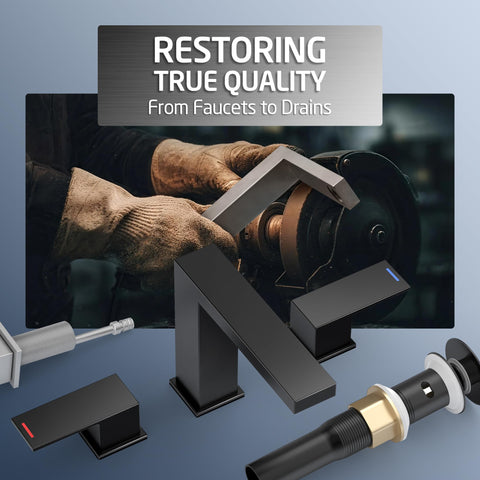 KES All Metal Black faucet side view highlights robust construction for daily use.