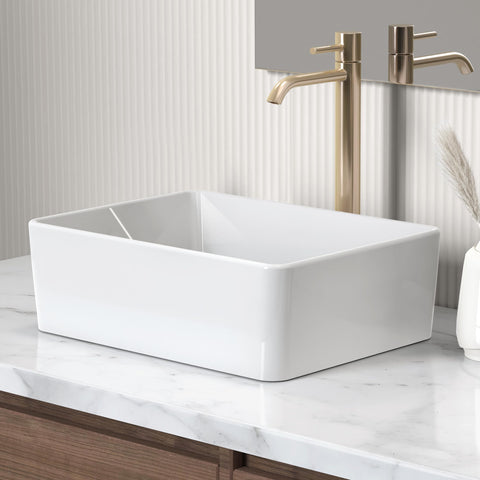 KES BVS110S40 countertop setup with sink demonstrates modern design and easy cleaning