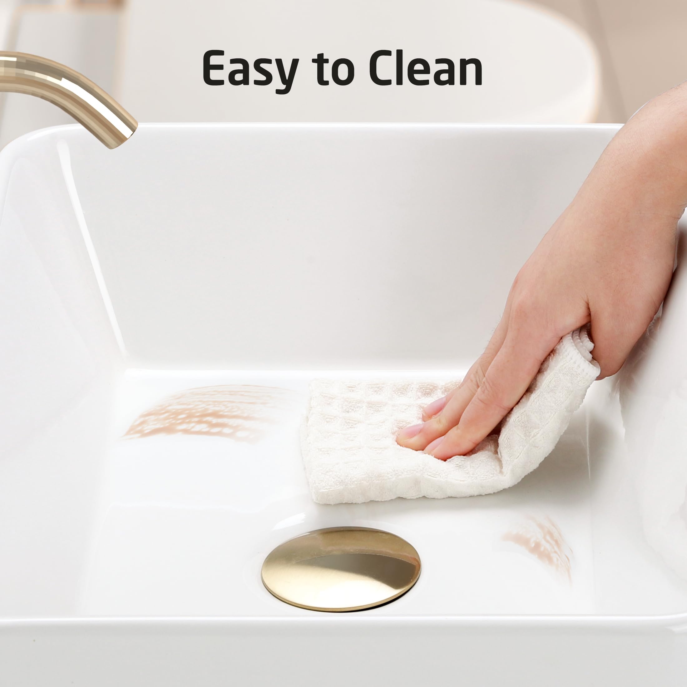 KES BVS110S40 porcelain surface close-up shows scratch- and stain-resistant ceramic