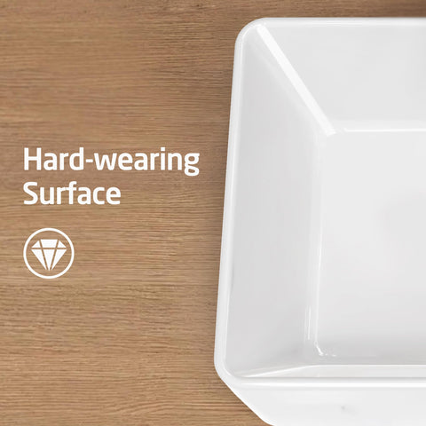 KES BVS110S40 top-mount installation image demonstrates compatibility with vessel faucets