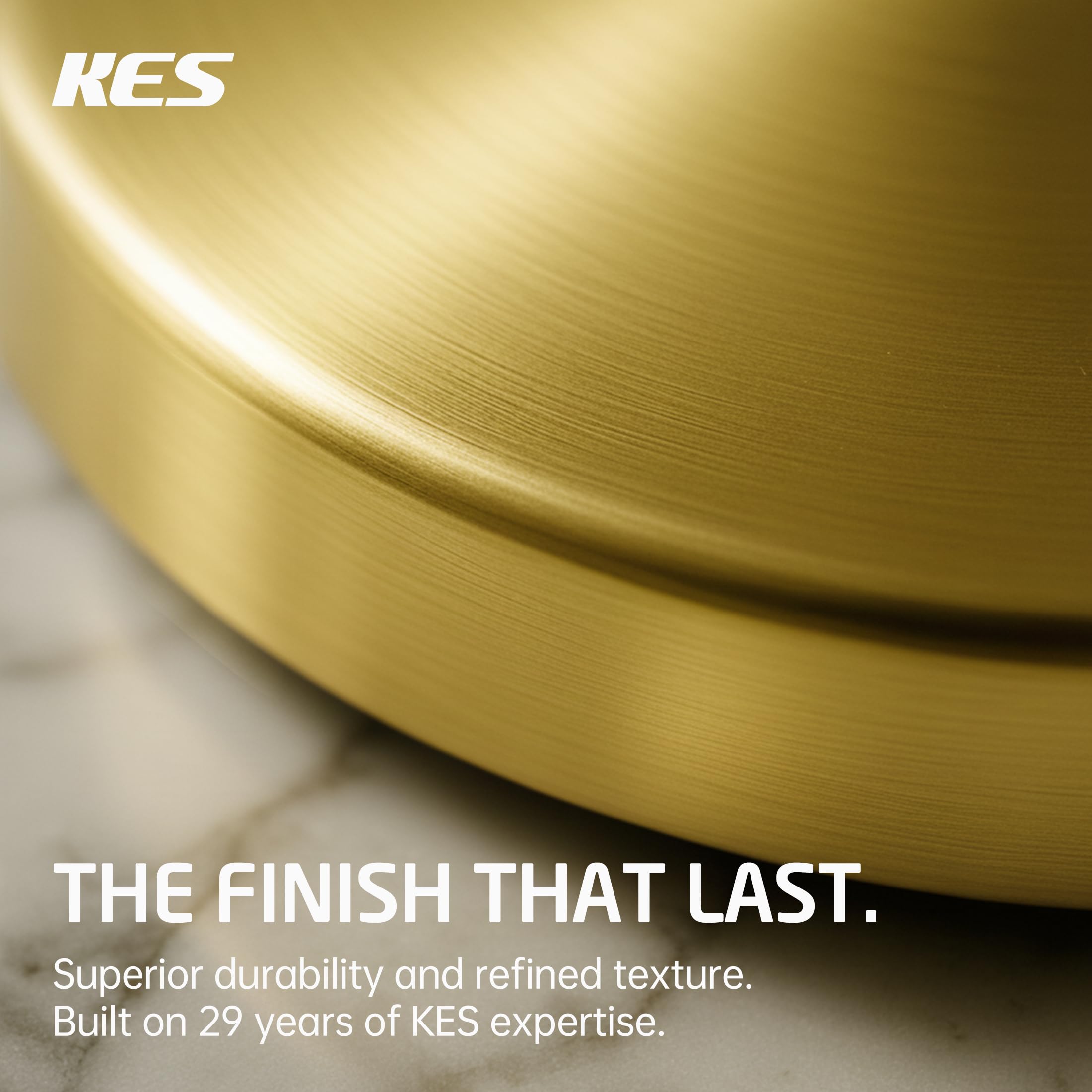 KES Gold toilet paper holder assembly tools included for quick setup.