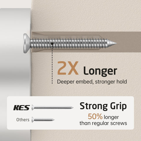 KES kitchen swivel towel bar stainless steel 304 construction for durability.