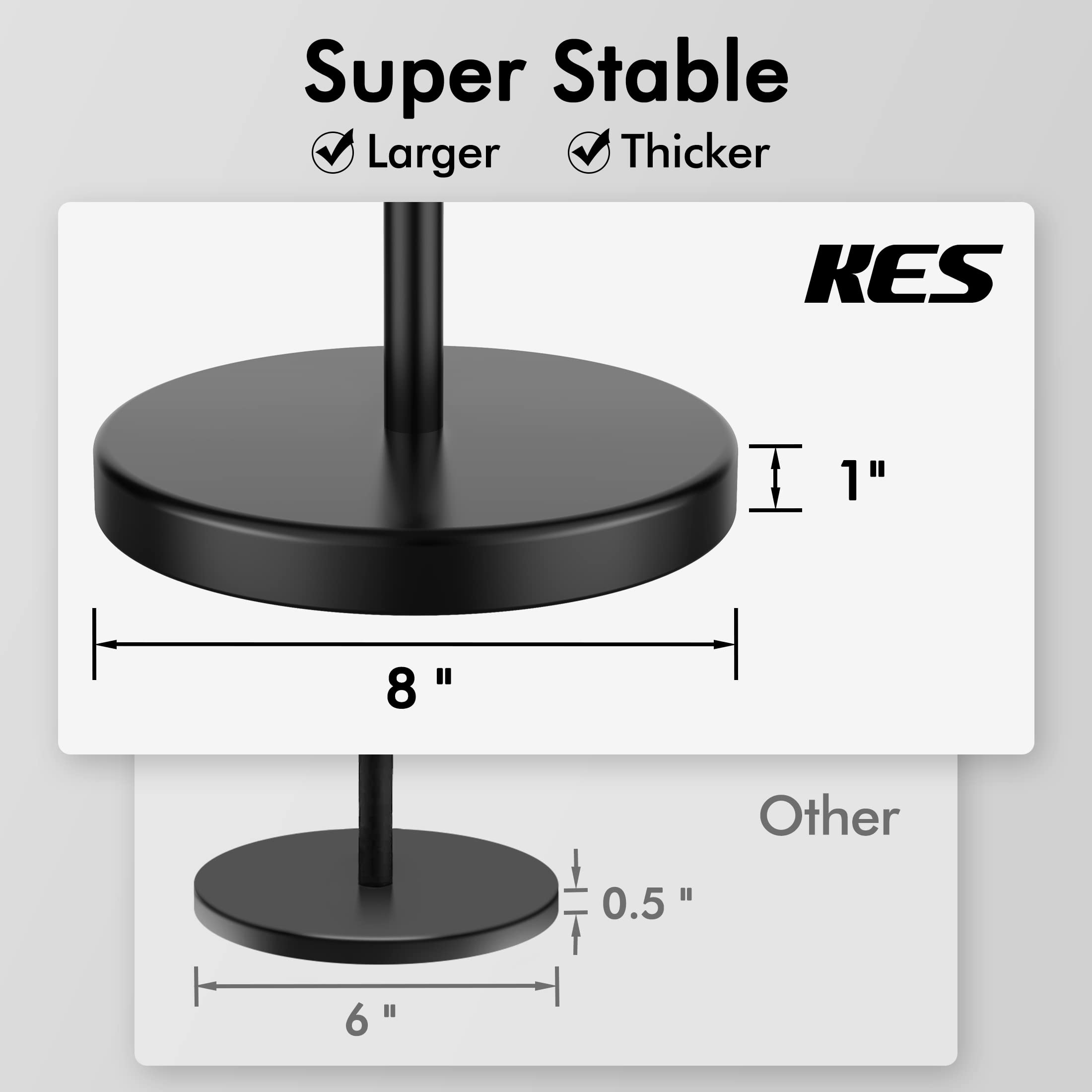 KES matte black finish adds modern style to any bathroom.