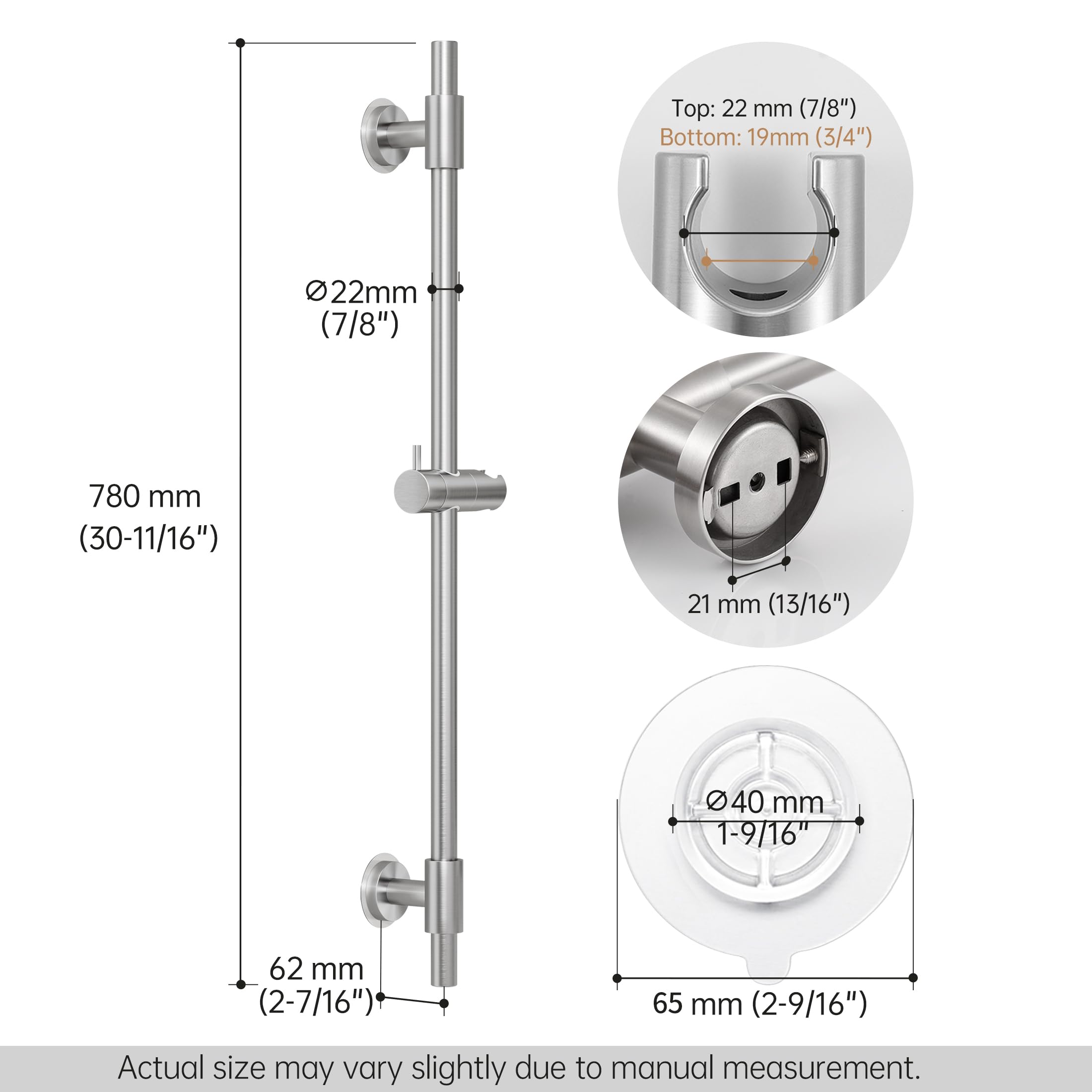 KES No Drill quick, clean bathroom upgrade with no drilling required