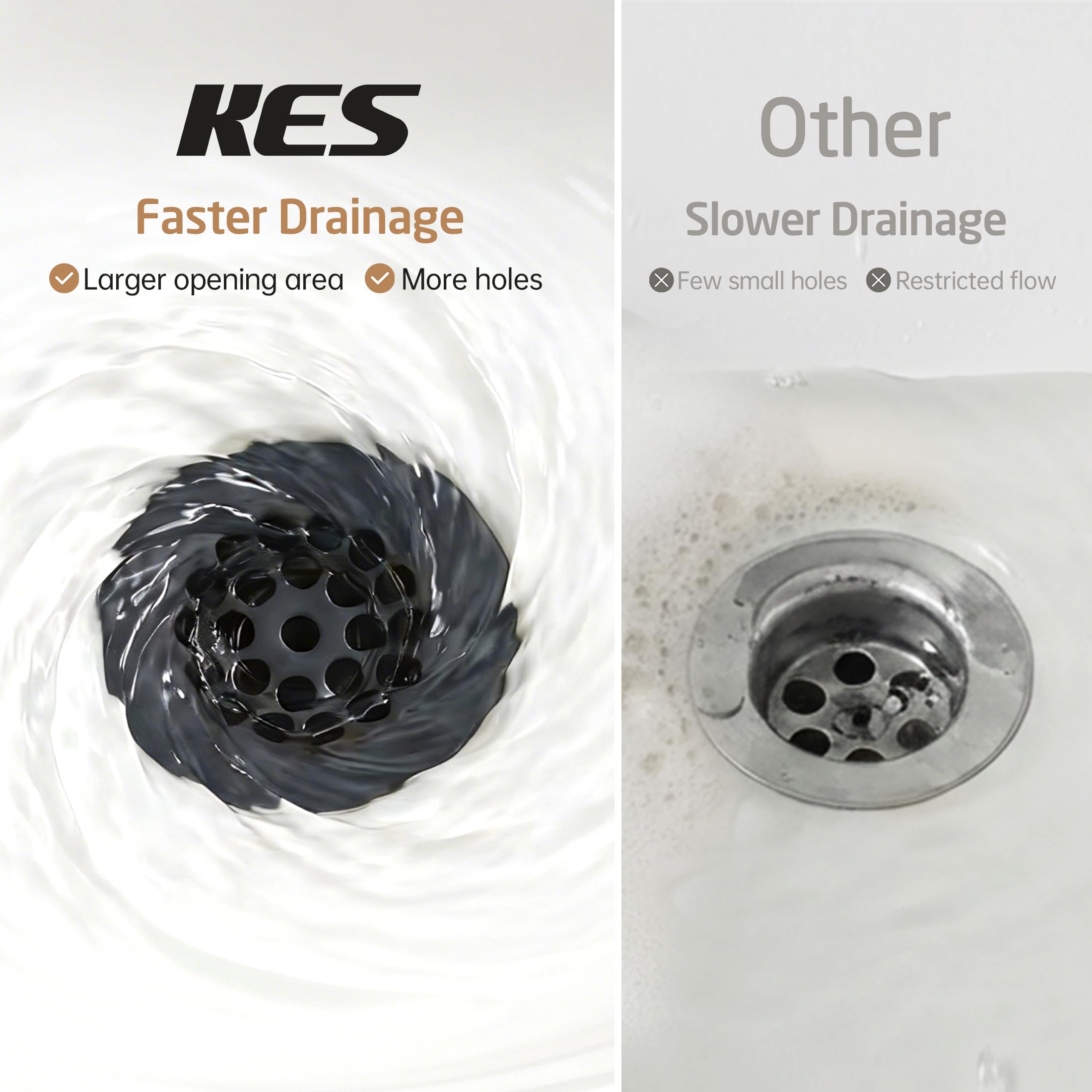 KES S2021D-BK installation hardware ensures secure, tool-free setup.