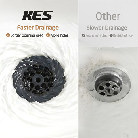KES S2021D-BK installation hardware ensures secure, tool-free setup.
