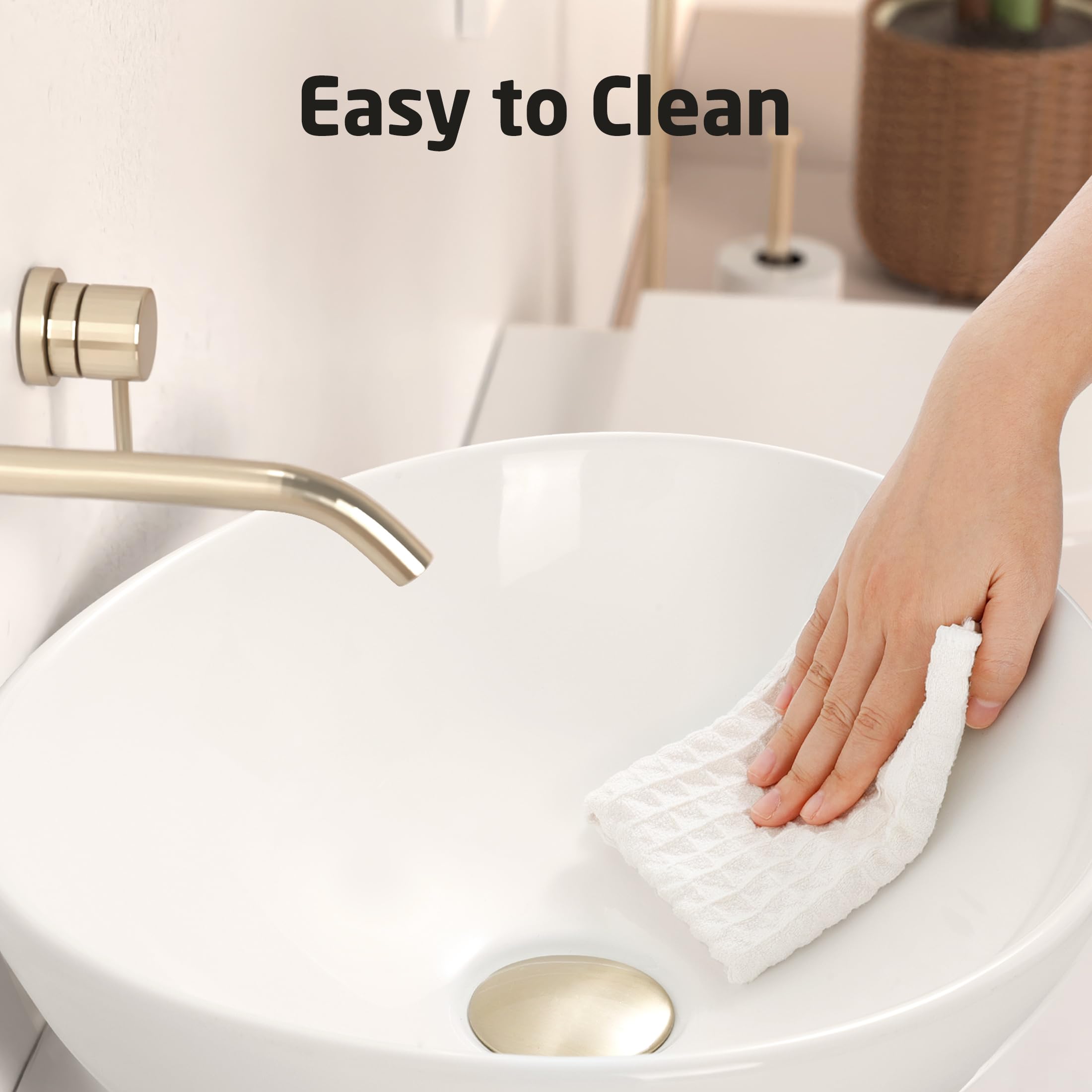 KES porcelain ceramic construction delivers durable, long-lasting performance.