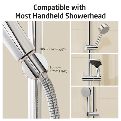 KES SUS304 stainless steel wall mount resists rust in humid bathrooms.