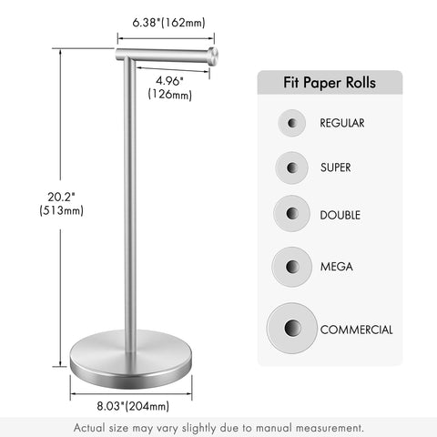 KES toilet paper holder stand cushion pads protect floors and reduce movement.