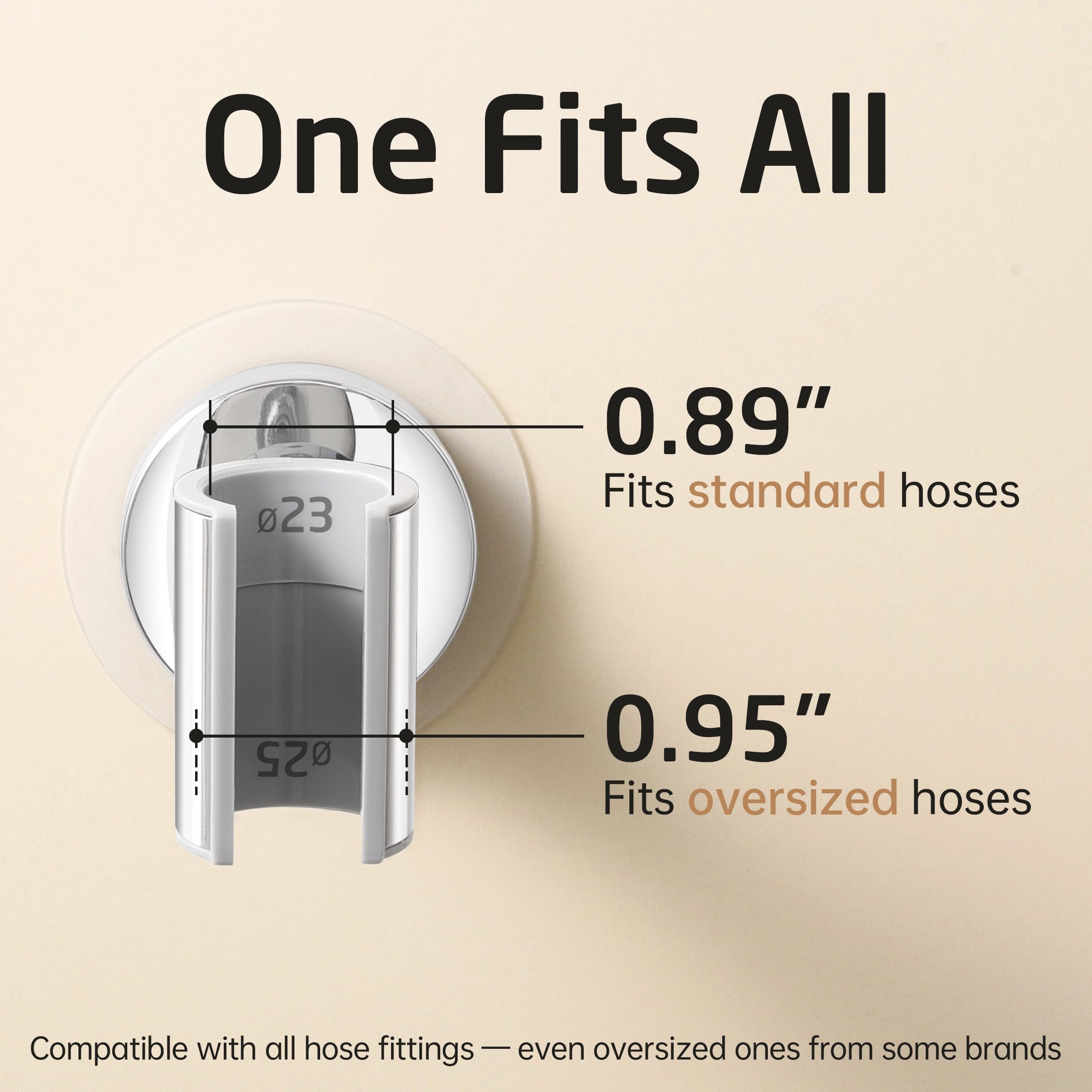 KES two-size adhesive pads for secure tile mounting