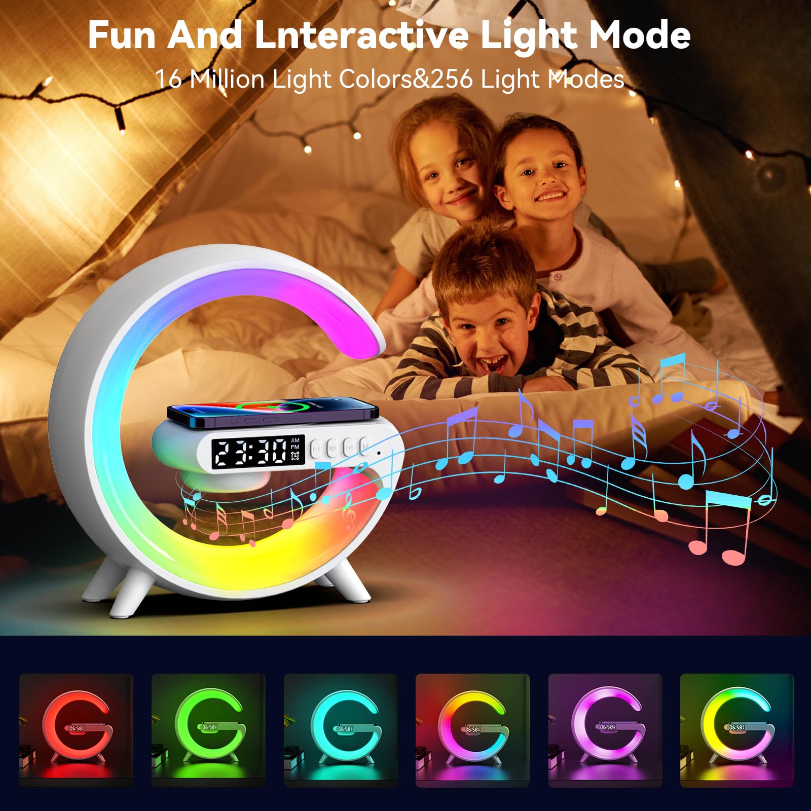 Kesefunm Smart LED Table Lamp with unique G-shaped design