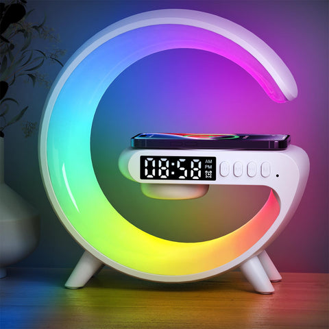 Kesefunm lamp creates a calm bedtime mood with soft illumination