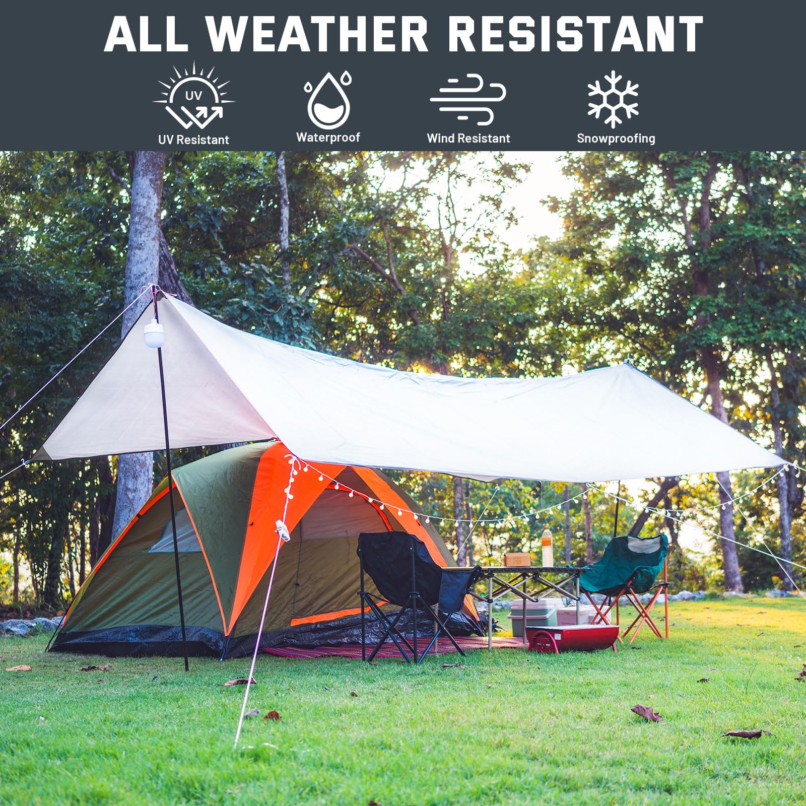 Equipment cover for outdoor use keeps tools dry and protected