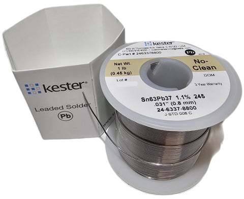 Kester activated rosin-core flux aiding reliable wetting on copper