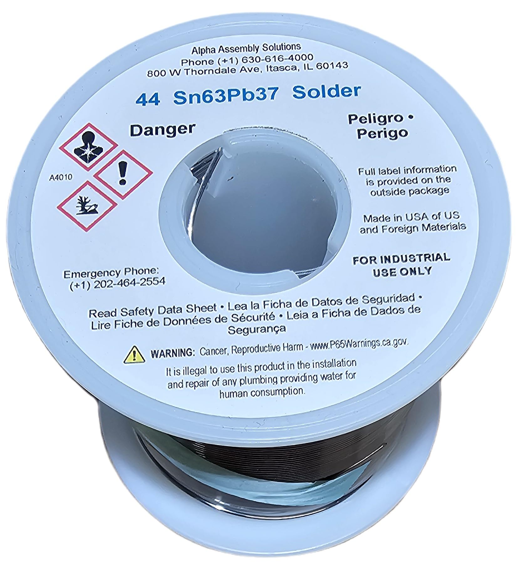 Kester 24-6337 1lb spool ready for electronics work and long projects.