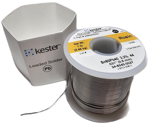 Kester SN60Pb40 1 lb spool ready for reliable electronics assembly.