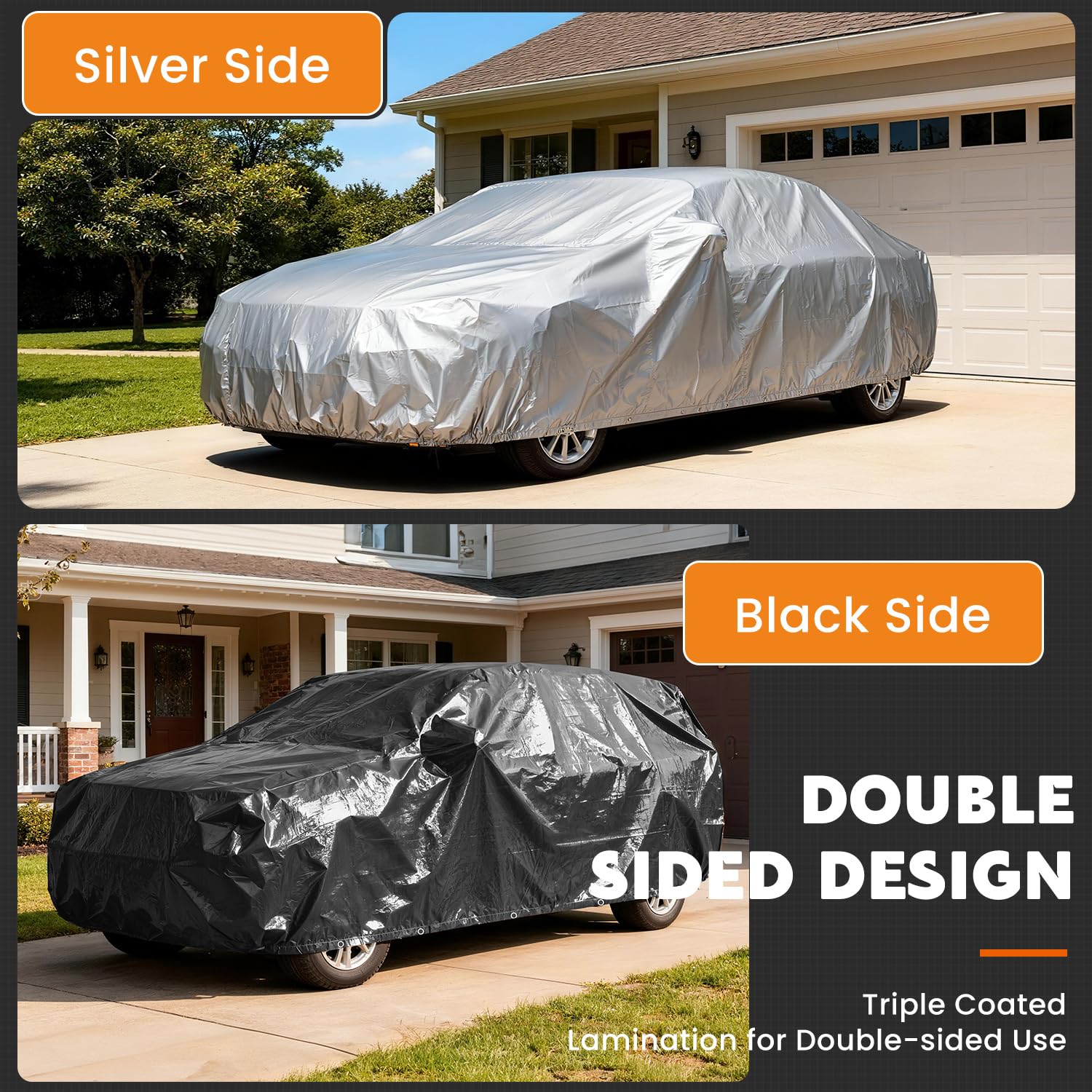 Keten UV-blocking tarp protects surfaces from sun fade and heat.