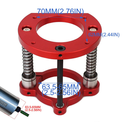 KETIPED router lift with Z-crank handle enables easy height adjustment